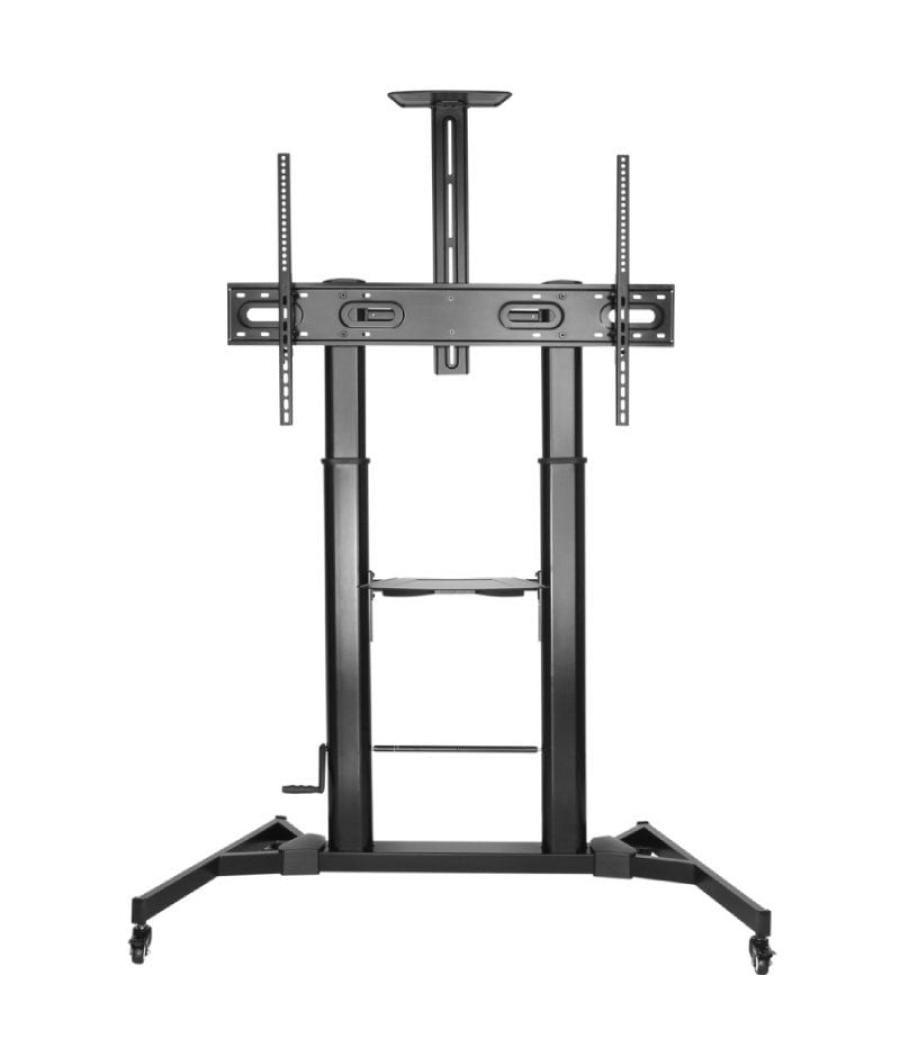 Soporte de pie inclinable con ruedas y manivela aisens ft100te-171 para tv 60-100'/ hasta 100kg