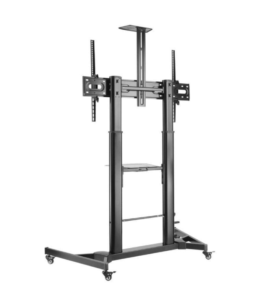 Soporte de pie inclinable con ruedas y manivela aisens ft100te-171 para tv 60-100'/ hasta 100kg