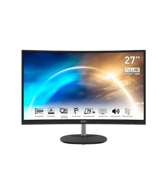 Monitor led 27 msi pro mp271ca negro curvo