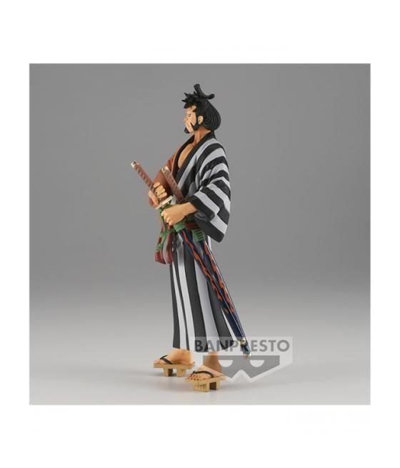 Figura banpresto one piece dxf the grandline men wanokuni kin'emon vol.27 17cm