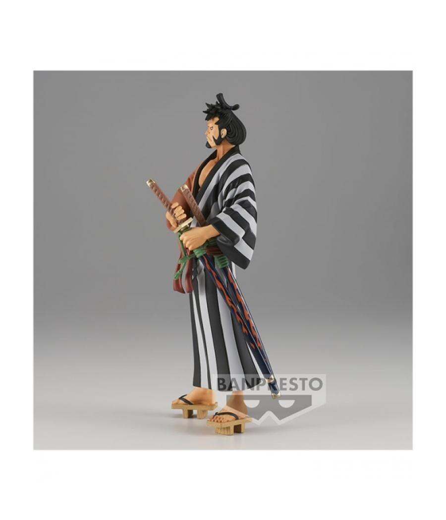 Figura banpresto one piece dxf the grandline men wanokuni kin'emon vol.27 17cm