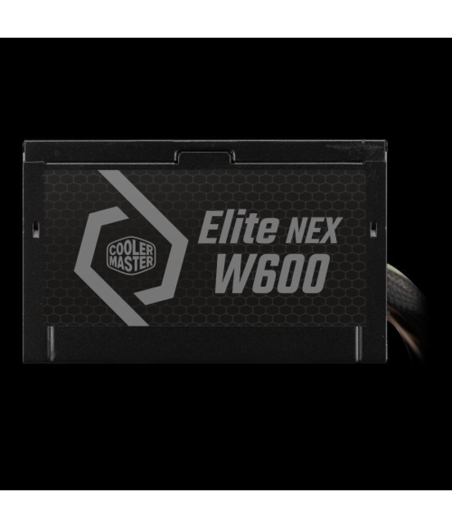 Cooler master elite nex white 230v 600 unidad de fuente de alimentación 600 w 24-pin atx atx negro