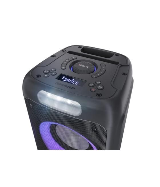 Sharp ps 949 función karaoke/microfono incluido/c on tws/bluetooth/uebx2/2x6,33mm/luces multicolor y estroboscópica/potencia 132