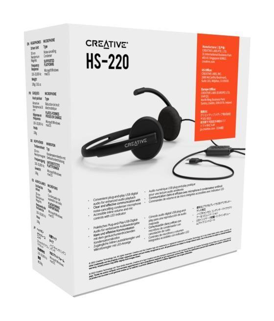 Creative sys,headset creative hs-220 bk ww