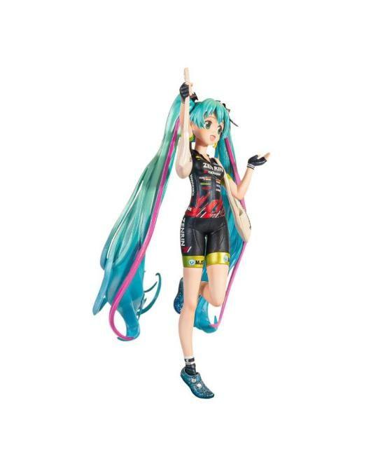 Figura banpresto hatsune miku racing chronicle racing miku 2019 team ukyo cheering