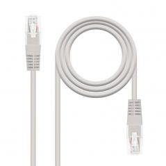 Cable de red rj45 utp nanocable 10.20.0100-l30 cat.5e/ 30cm/ gris