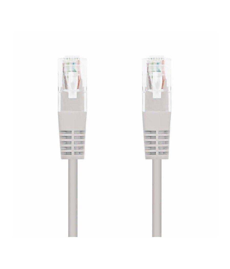 Cable de Red RJ45 UTP Nanocable 10.20.1302 Cat.6/ 2m/ Gris - Imagen 1