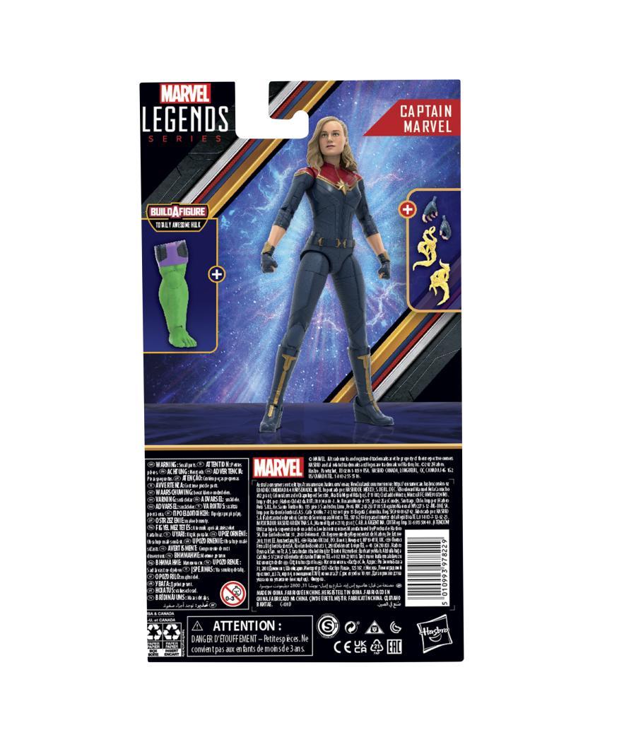 Figura hasbro marvel legends series capitana marvel