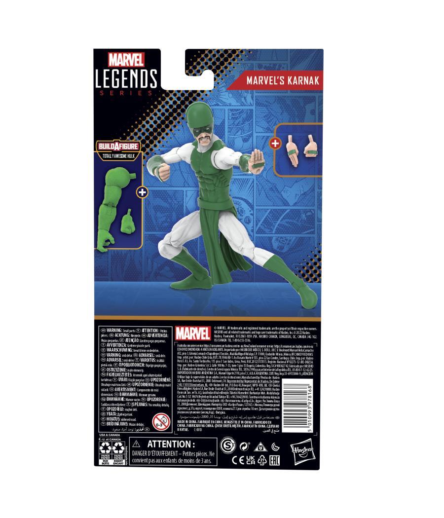 Figura hasbro marvel legends series marvel's karnak