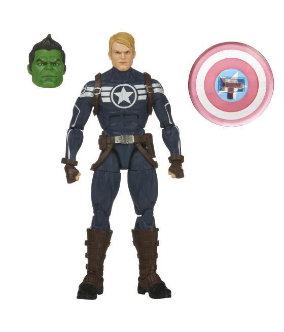 Figura hasbro marvel legends series comandante rogers