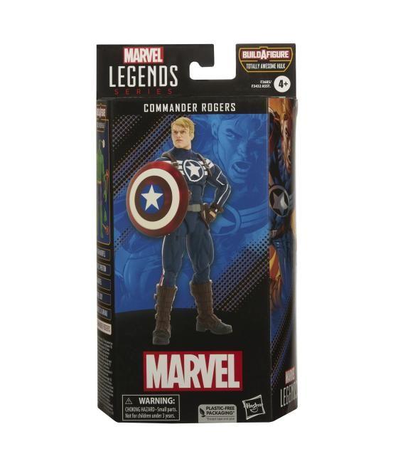 Figura hasbro marvel legends series comandante rogers