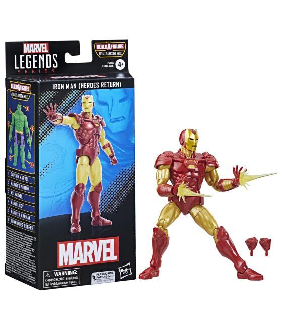 Figura hasbro marvel legends iron man (heroes return)