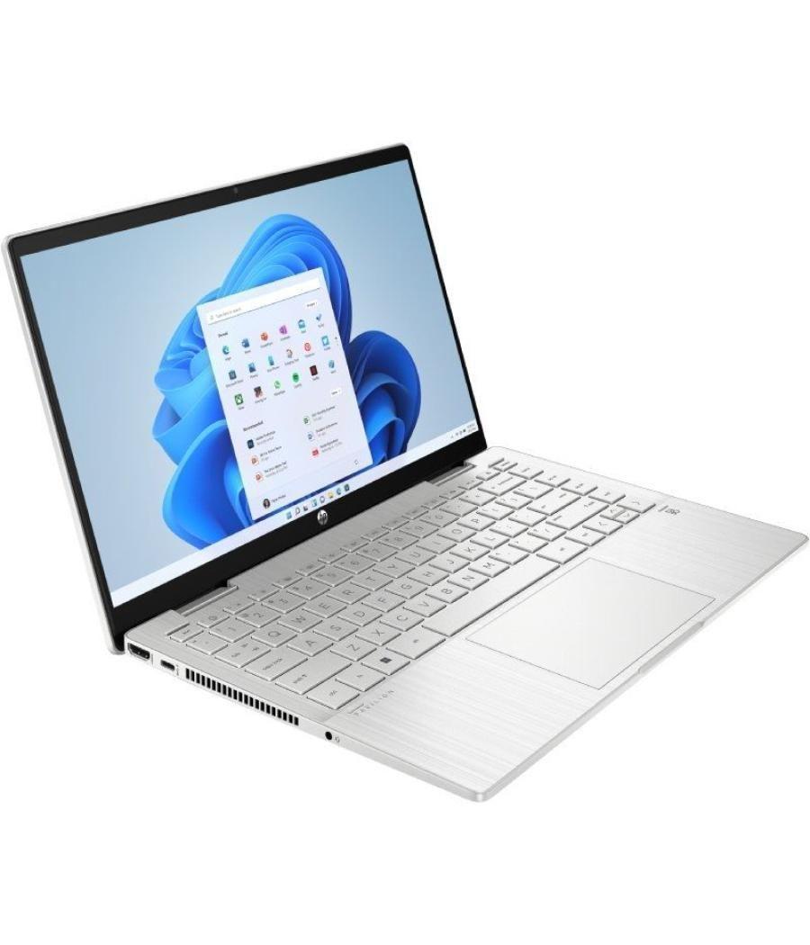 Portátil convertible hp pavilion x360 14-ek1034ns intel core i7-1355u/ 16gb/ 512gb ssd/ 14' táctil/ win11