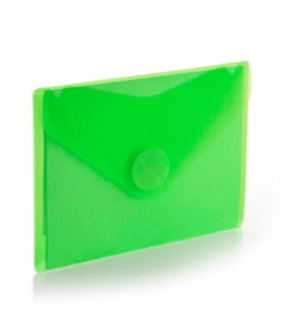 Office box sobre v-lock a7 horizontal classic pp verde translúcido pack 10 unidades