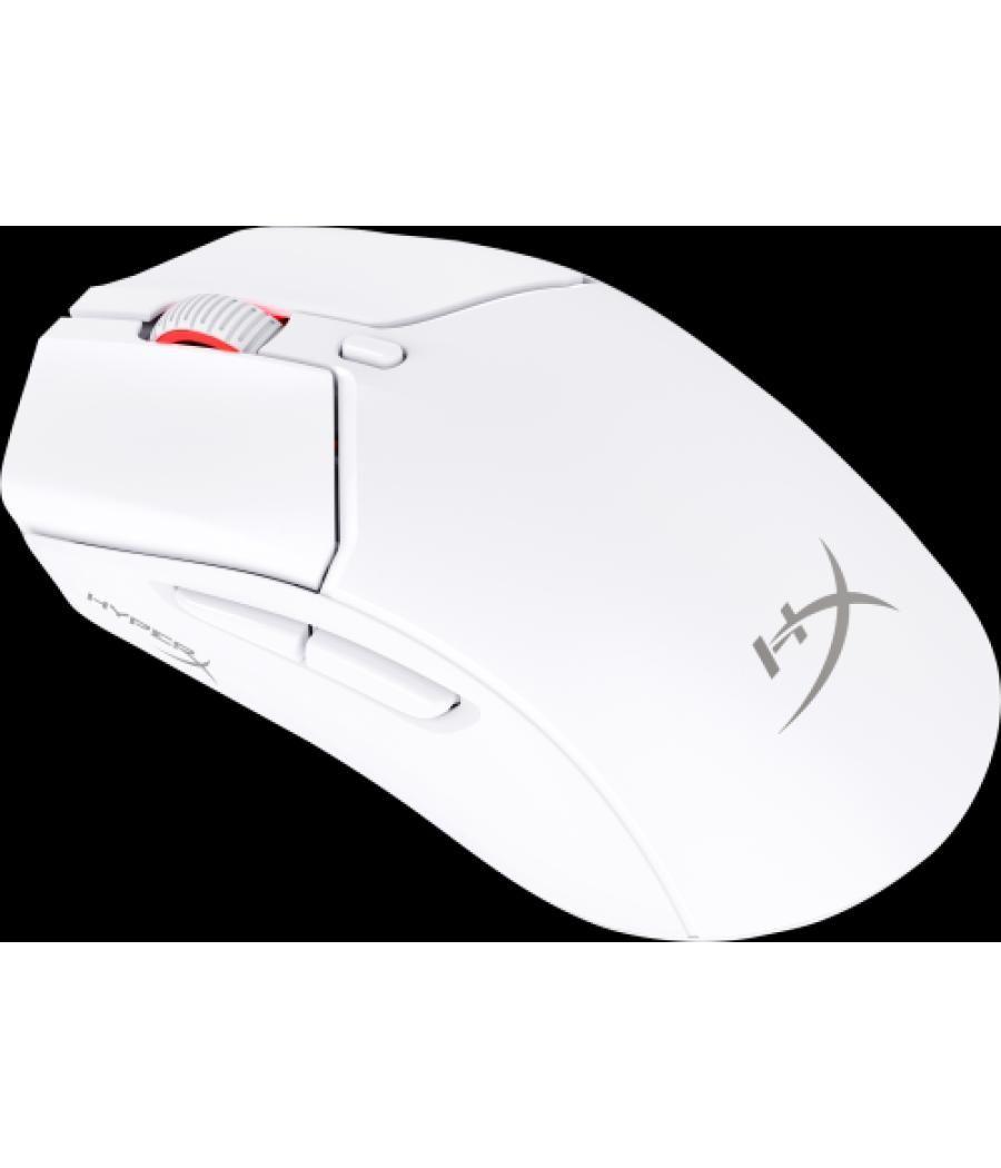 Hyperx pulsefire haste 2: ratón gaming inalámbrico (blanco)