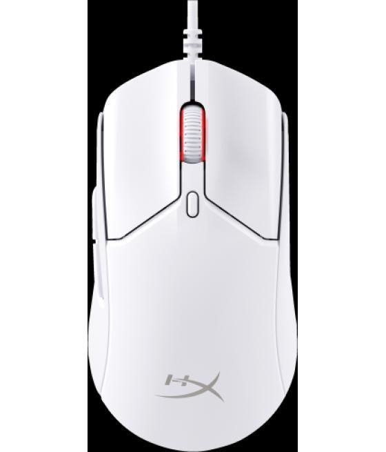 Hyperx pulsefire haste 2: ratón gaming (blanco)