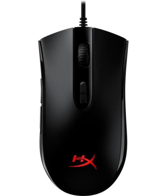 Hyperx ratón gaming pulsefire core (negro)