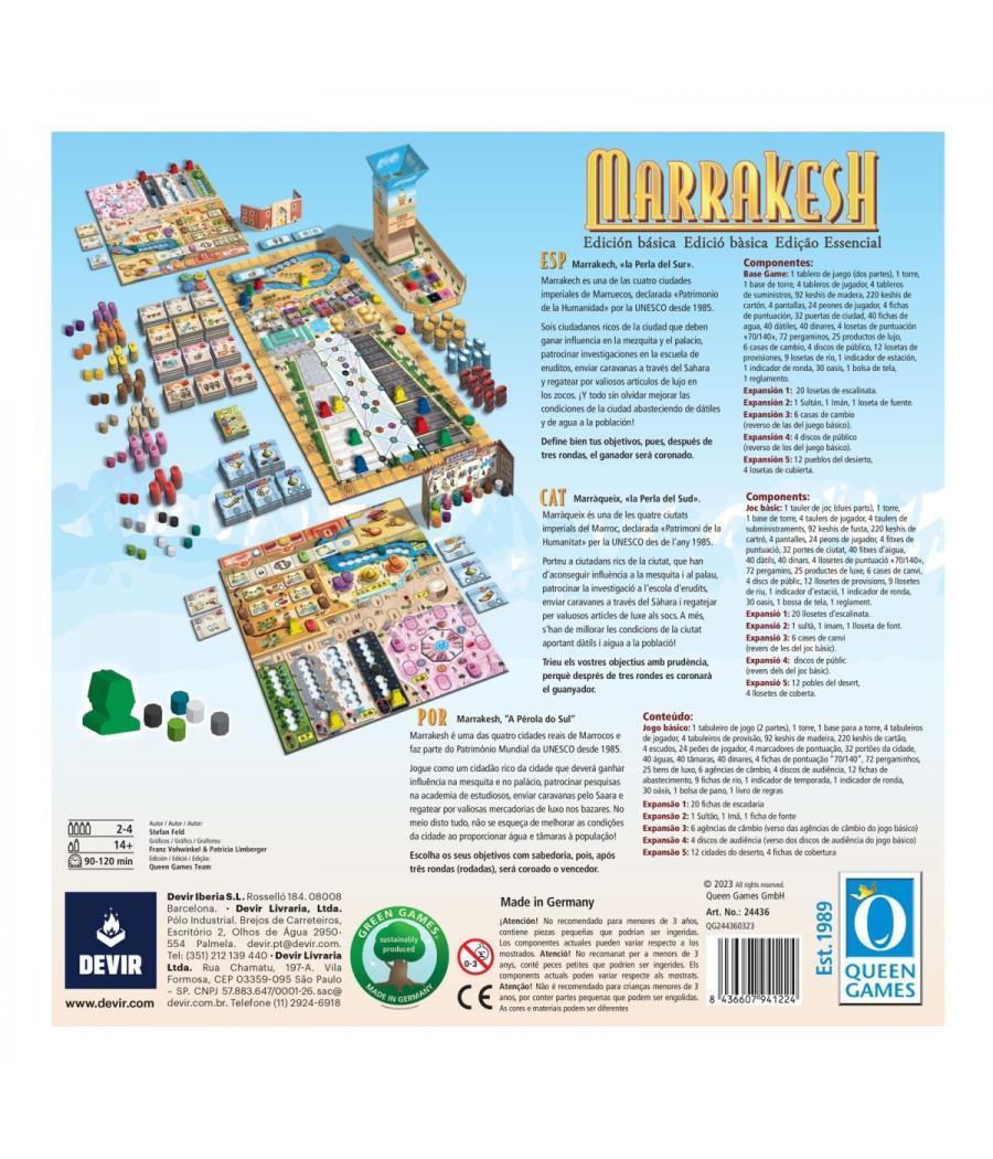 Juego de mesa devir marrakesh