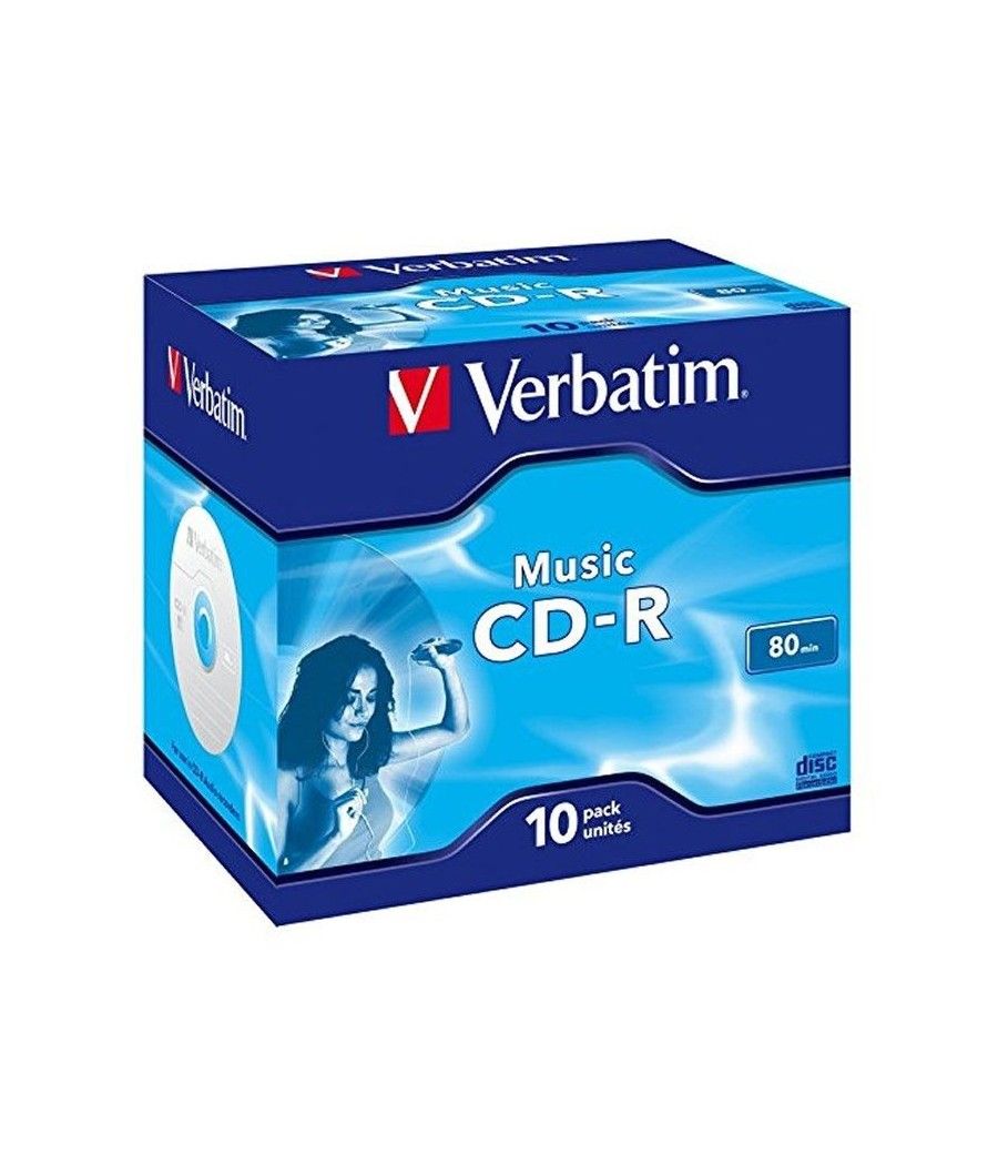 CD-R Verbatim Music 16X/ Caja-10uds - Imagen 1