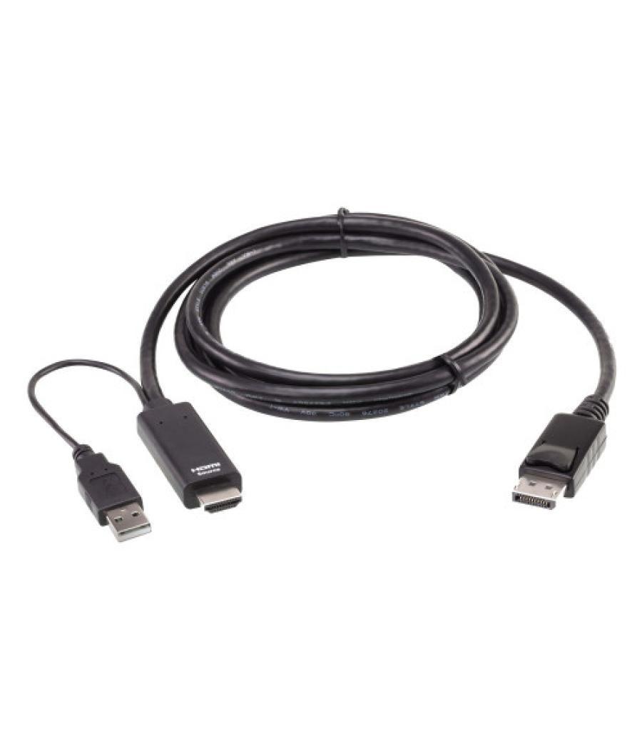 Aten cable hdmi a displayport true 4k de 1,8 m