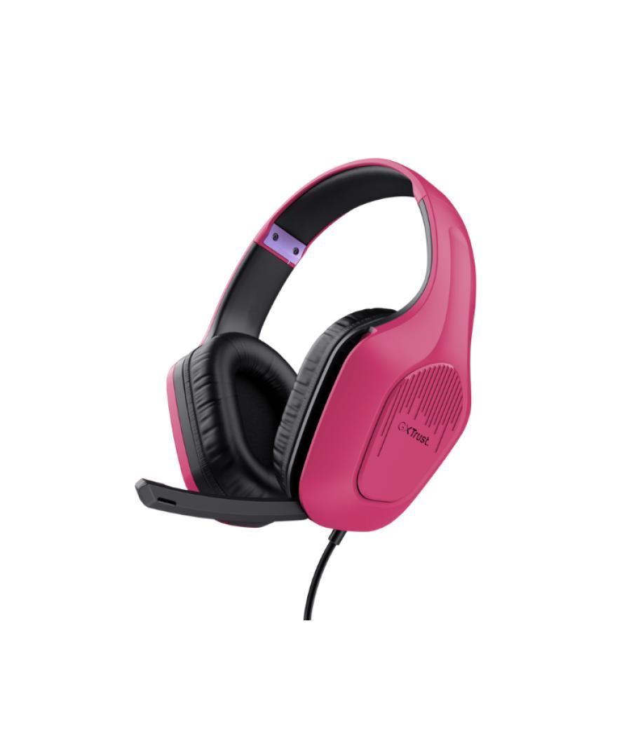 Auricular gaming gxt415 zirox rosa trust