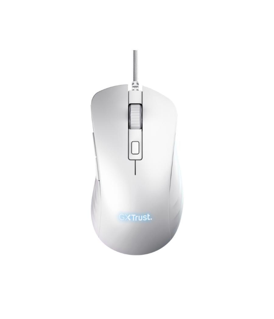 Raton gaming gxt924 ybar+ blanco rgb trust