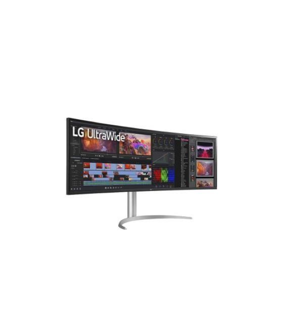 Lg 49wq95c-w led display 124,5 cm (49") 5120 x 1440 pixeles ultrawide dual quad hd plata
