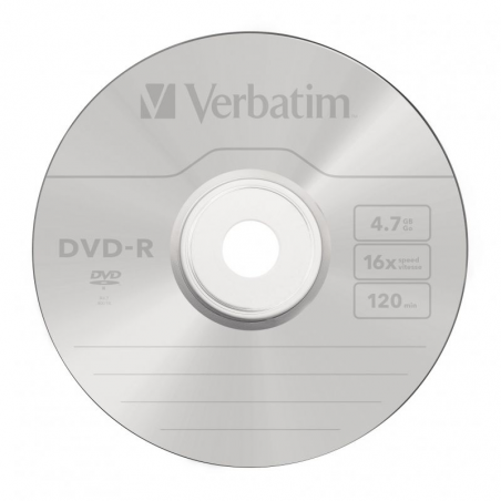 Dvd-r verbatim imprimible 16x/ caja-10uds