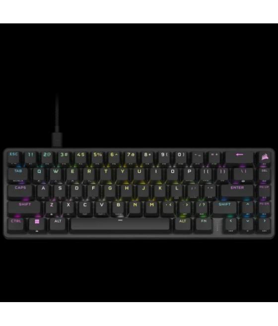 Corsair ch-91a401a-es teclado usb qwertz español negro