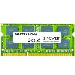 Memoria RAM 2-Power MultiSpeed 8GB/ DDR3L/ 1066/ 1333/ 1600 MHz/ 1.35V/ CL7/9/11/ SODIMM - Imagen 1