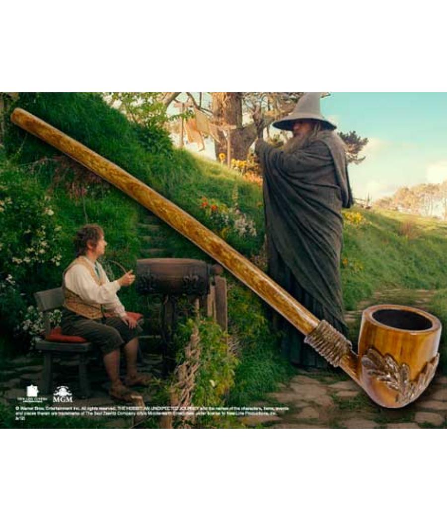 Replica the noble collection l hobbit pipa bilbo bolson de 23 cm