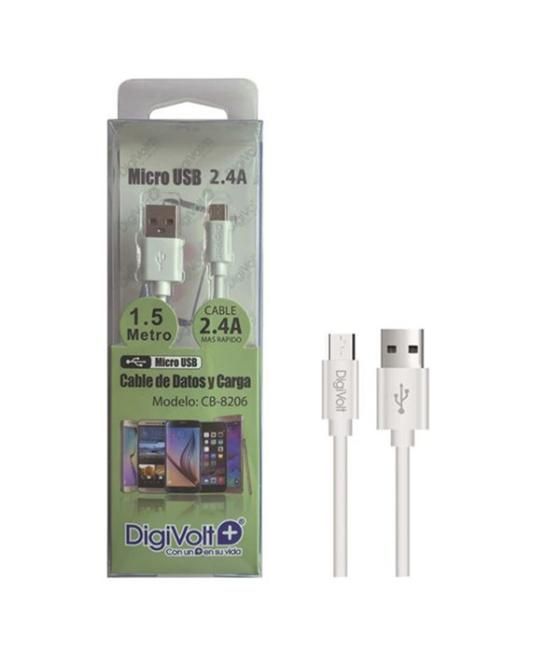 Cable micro usb para moviles 2.4a cb-8206