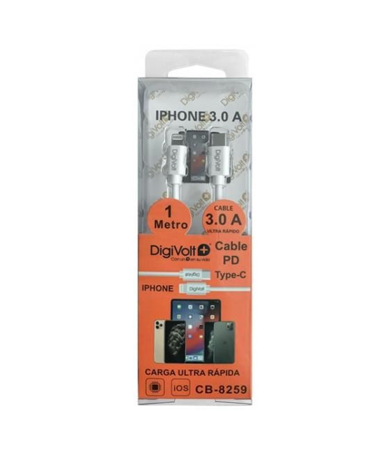 Cable pd type-c a iphone 20w 1.5m cb-8259