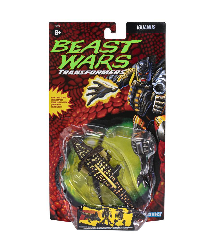 Figura hasbro transformers gen beast wars vintage iguanas