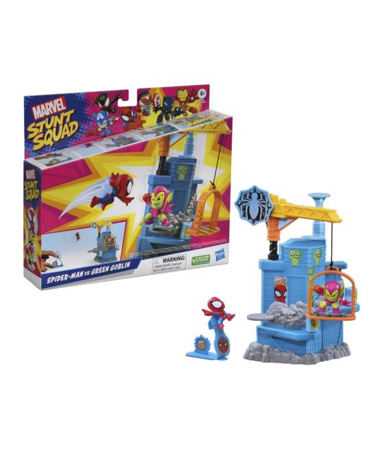 Set de juego hasbro marvel stunt squad crane smash