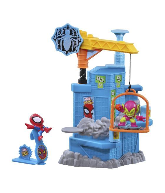 Set de juego hasbro marvel stunt squad crane smash