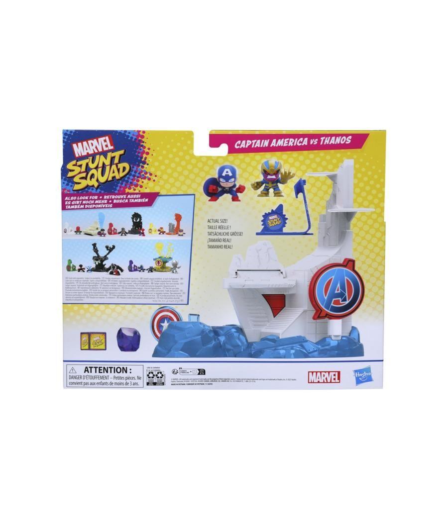 Set de juego hasbro marvel stunt squad tower smash