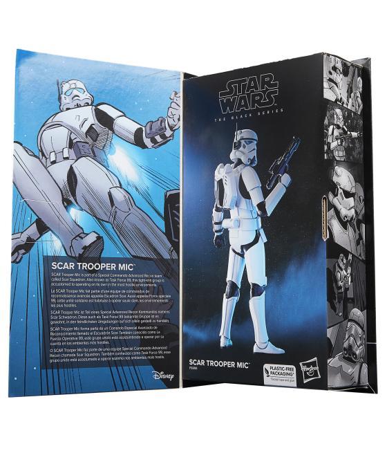 Figura hasbro star wars the black series scar trooper mic