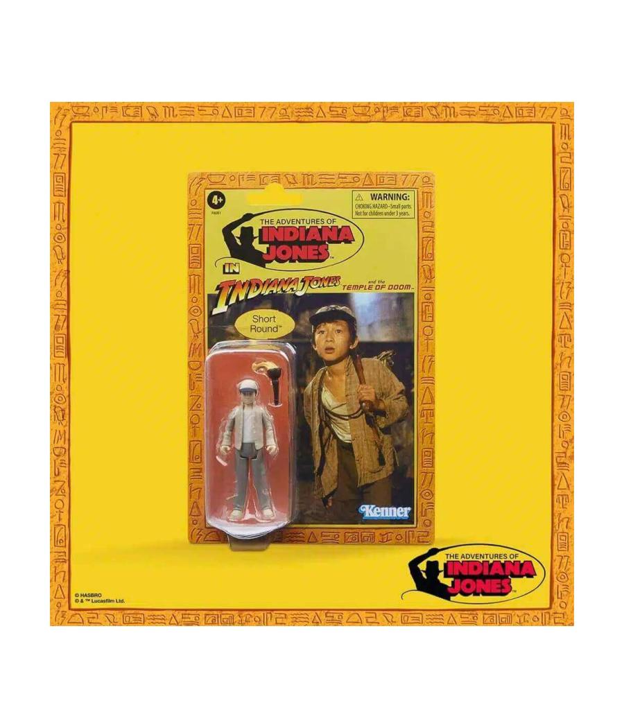 Figura hasbro indiana jones y el templo de la perdición retro collection short round