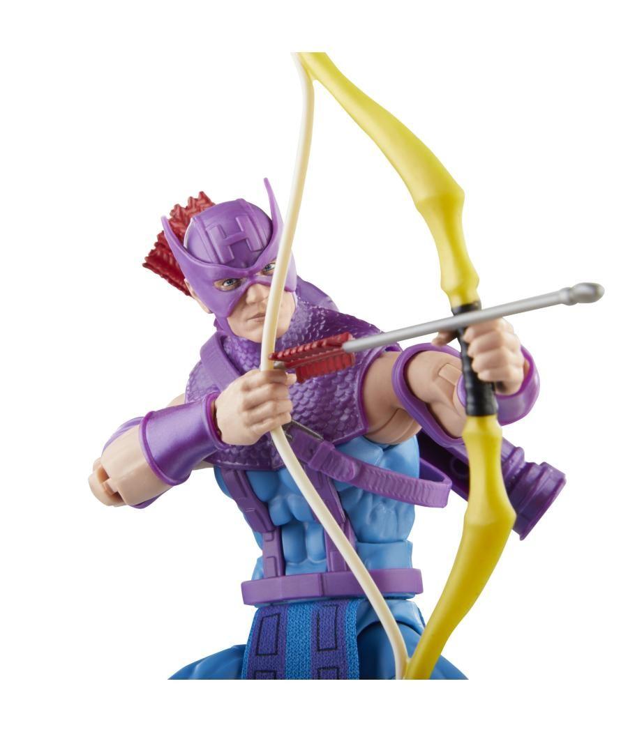 Figura hasbro marvel legends avengers hawkeye skycycle 60 aniversario