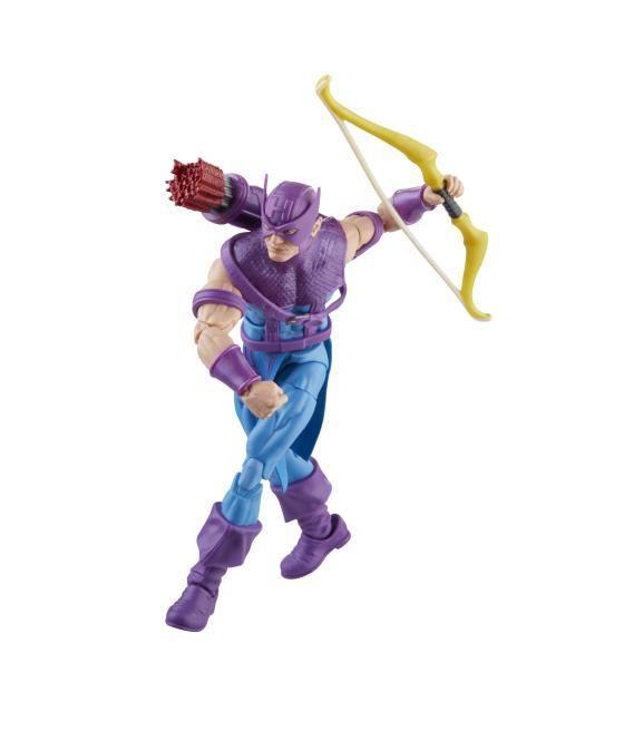 Figura hasbro marvel legends avengers hawkeye skycycle 60 aniversario