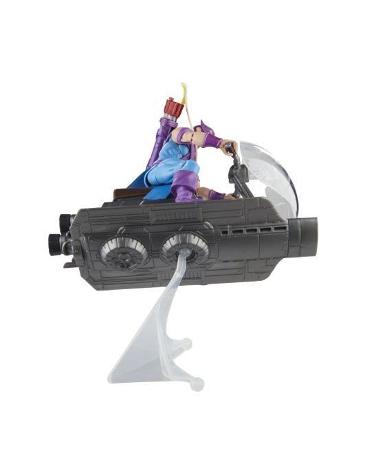 Figura hasbro marvel legends avengers hawkeye skycycle 60 aniversario