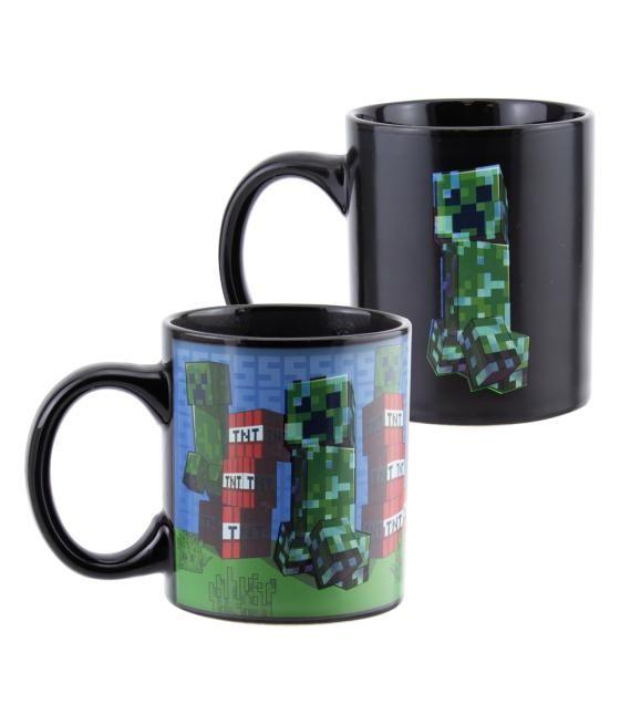 Taza termica paladone minecraft creeper