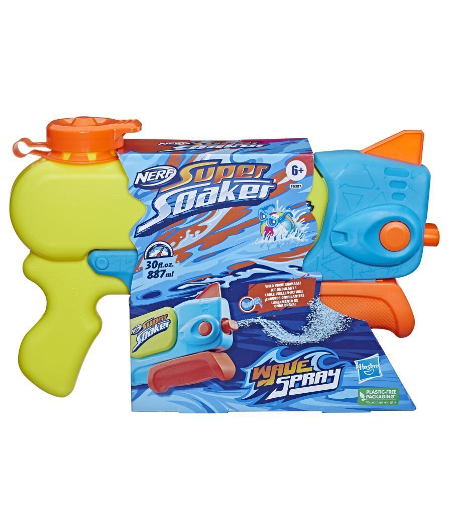 Pistola hasbro nerf super soaker wave spray