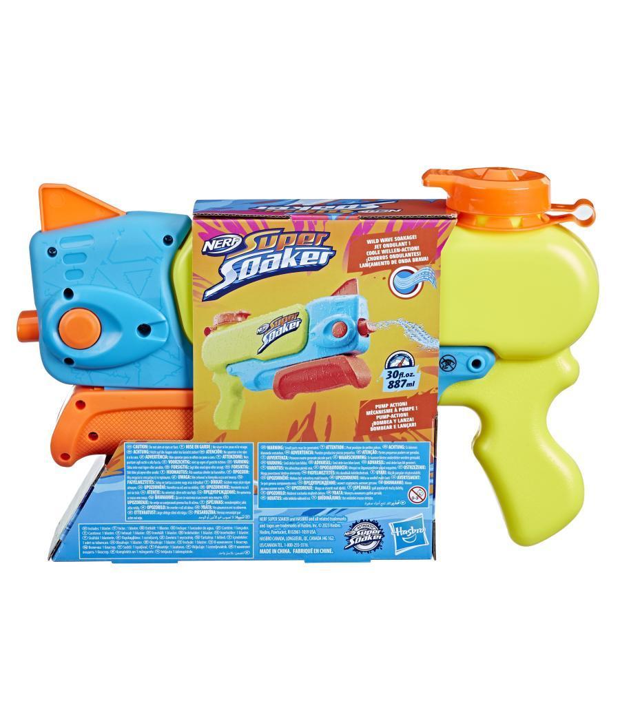 Pistola hasbro nerf super soaker wave spray