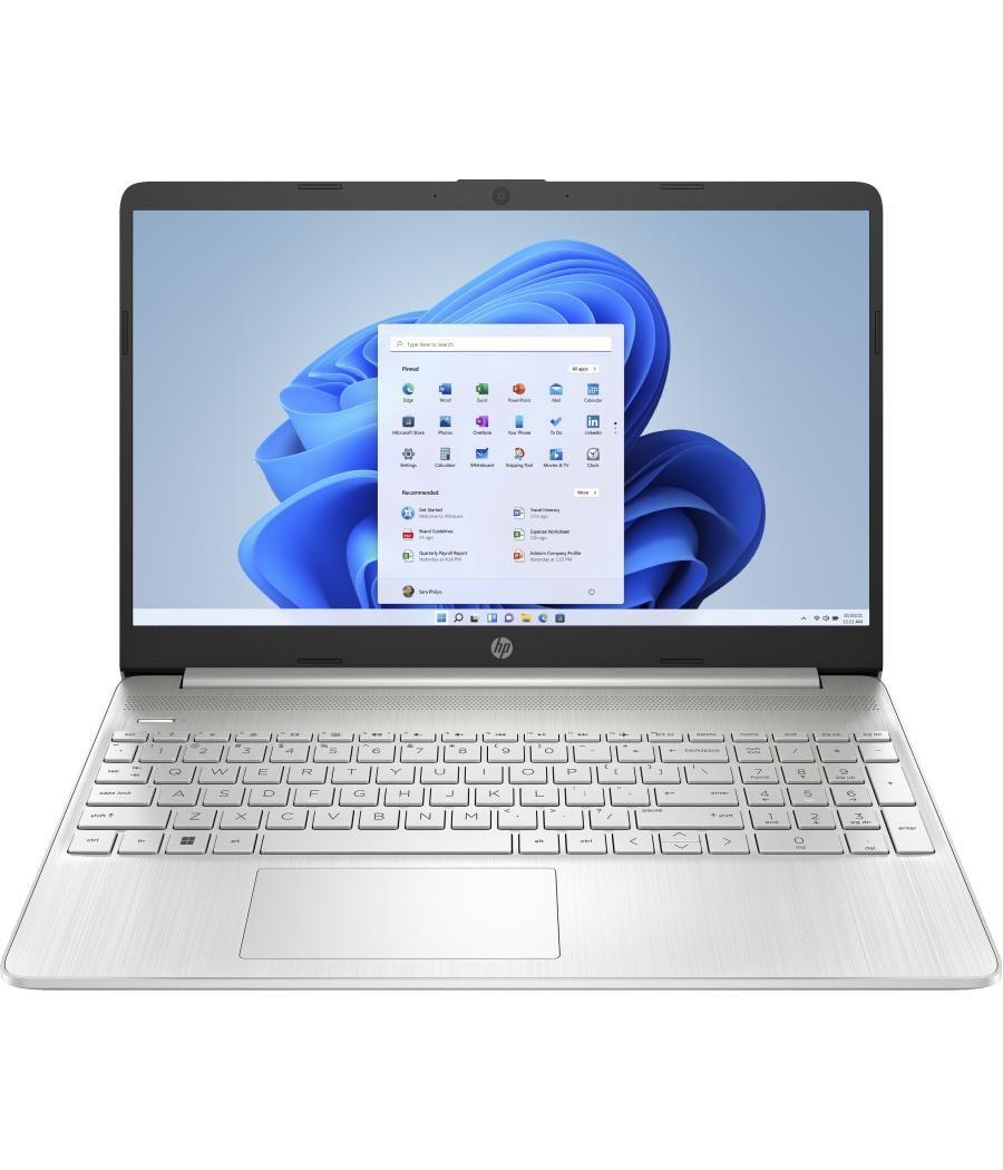 Portatil hp 15s - fq5041ns i7 - 1255u 15.6pulgadas - 8gb - ssd512gb - w11 - plata natural