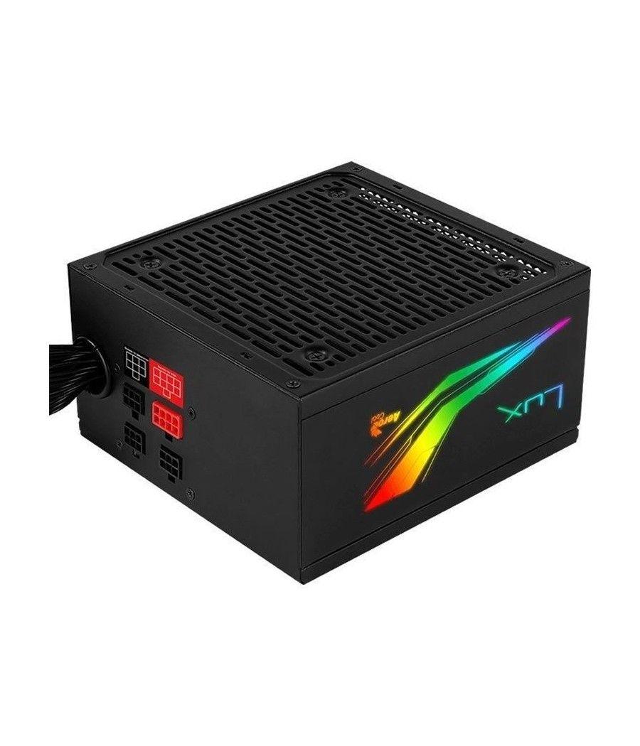 Fuente de Alimentación Aerocool LUX RGB 550M/ 550W/ Ventilador 12cm/ 80 Plus Bronze - Imagen 1