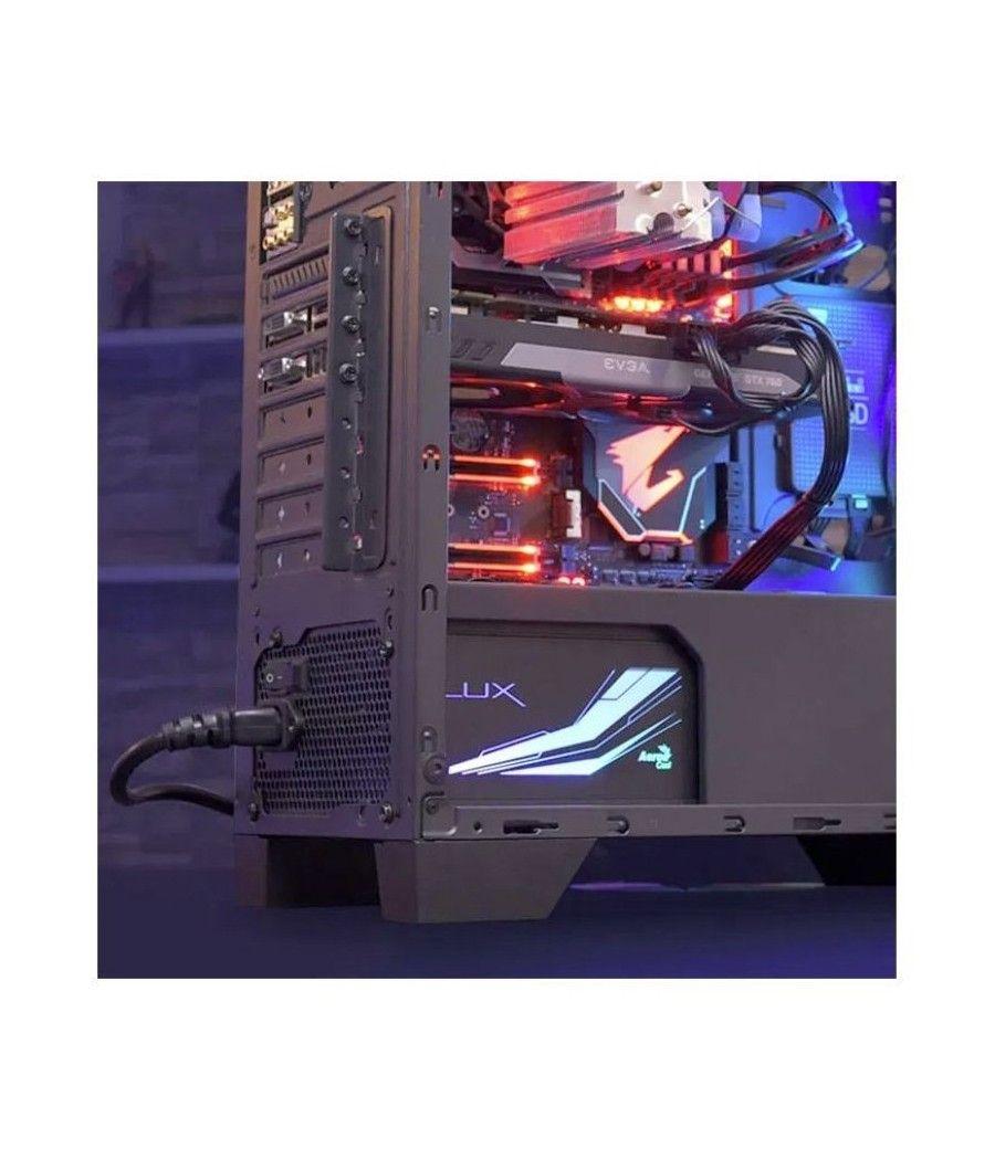 Fuente de Alimentación Aerocool LUX RGB 550M/ 550W/ Ventilador 12cm/ 80 Plus Bronze - Imagen 4