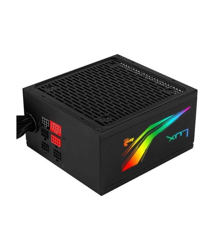 Fuente de Alimentación Aerocool LUX RGB 650M/ 650W/ Ventilador 12cm/ 80 Plus Bronze - Imagen 1