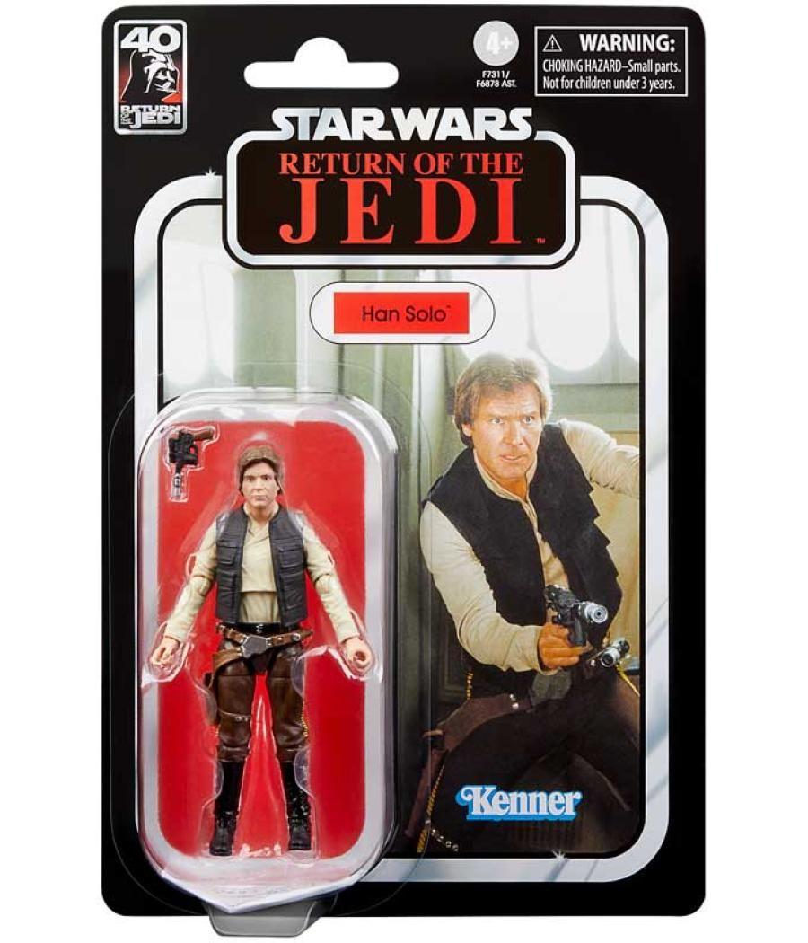 Figura hasbro star wars retro collection el retorno del jedi - han solo